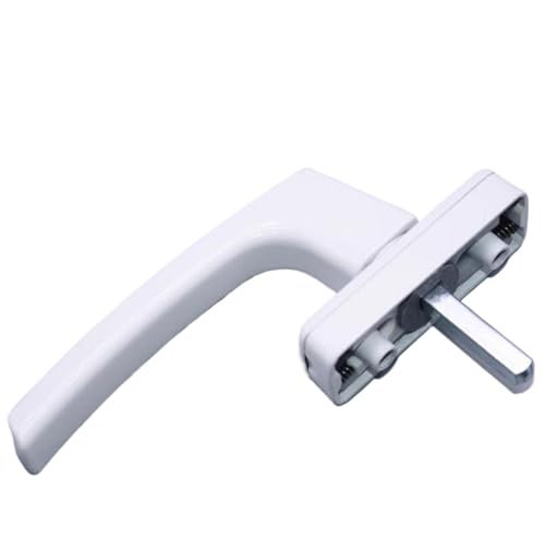 LYHYDMA Window handle Metal plastic steel window handle translational sliding internal window opening rotating handle(White)