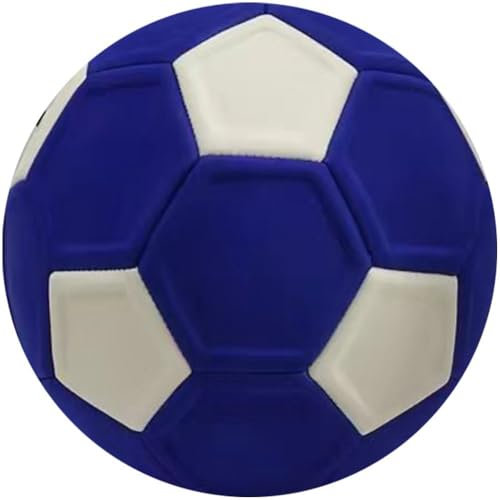 Curve Football Ball Size 5, Swerve Soft Football Ball, Indoor and Outdoor Activities Games, Safe Kick Play in Inside House, Backyard and Lawn