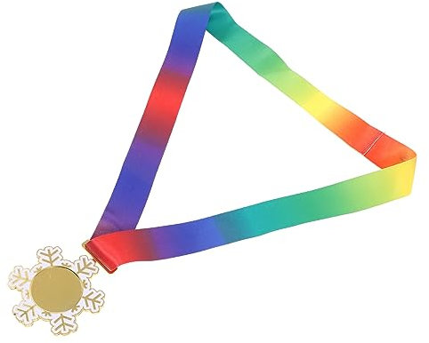 Sosoport Zinclegierte Medaille Für Mädchen Mit Lanyard Für Sportveranstaltungen Schulpreise Und Partys Goldmedaille Für Mädchen Auszeichnung Für Mühe