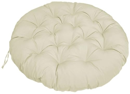 Coussin pour Fauteuil Papasan - Rond diamètre 40/50/60/80/100/120 cm épaisseur 8-10 cm Coussin de Siège Imperméable, extérieur/intérieur - Coussin de Sol pour Meubles de Jardin(Color 3,120x120cm)