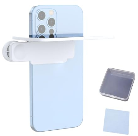 Lente con Efecto Espejo,Accesorio de Sujeción para Cámara de Móvil con Reflejo - Clip Creativo De Alta Reflectividad para Fotos Viajes Videollamadas Fotografía Doméstica