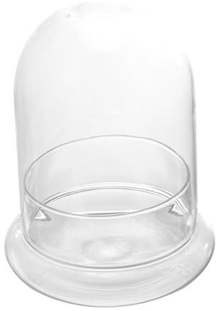HOODANCOS Bocal en Verre pour Terrarium Cloche Transparente avec Trou d'Aération Récipient pour Fleurs Roses Décoration de Bureau Projet Créatif Idée Présent Micro-Paysage Usage Intérieur