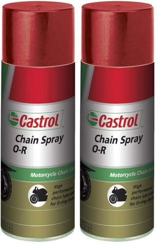 Castrol Chain Spray O-R Spray para Cadenas 400 ML (Paquete de 2)