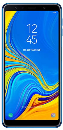 Samsung Galaxy A7 - Smartphone de 6 (Octa Core 2.2 GHz, RAM de 4 GB, Memoria de 64 GB, cámara de 24+5+8 MP, Android), Azul