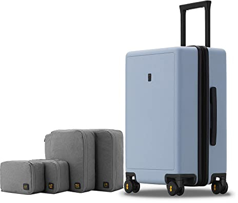 LEVEL8 Maleta Cabina Mate Organizador4p PC 54.5x37x23.5cm,40L,Azul Claro