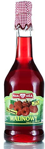 Sirope de frambuesa 500 ml Polska Róża