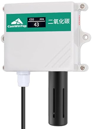 Kohlendioxidsensor Landwirtschaftliches Gewächshaus Hochpräziser industrieller 0-5000 ppm RS485 CO2-Sender mit Display