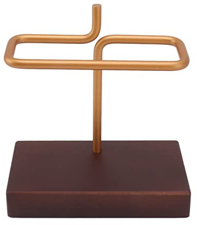 Qcwwy Kaffeefilterhalter, Holz-Handtropf-Kaffeefilter, Retro-Kaffeefilterpapierhalter, Ständer, Kaffeefilterpapierständer, Kaffeepapier-Aufbewahrungsbehälter, Spenderregal (Walnußholz)