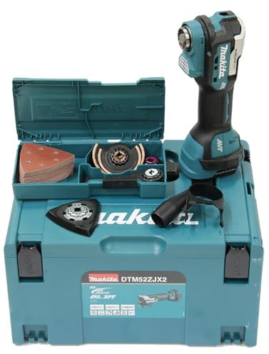 Makita DTM52ZJX2 Akku-Multifunktionswerkzeug 18V + 33-teiliges Zubehör-Set im MAKPAC (ohne Ladegerät + Akku)