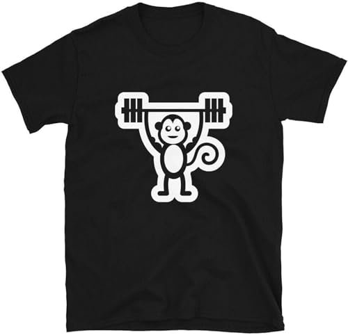 Muscle Gym Monkey T-Shirt for Mens Size S