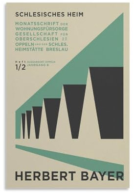 Grüner geometrischer Bauhaus-Druck, Museumsposter, Architekturdruck, Poster, Kunstdruck, Wandgemälde, Leinwandposter, moderne Schlafzimmerdekoration, 50 x 75 cm