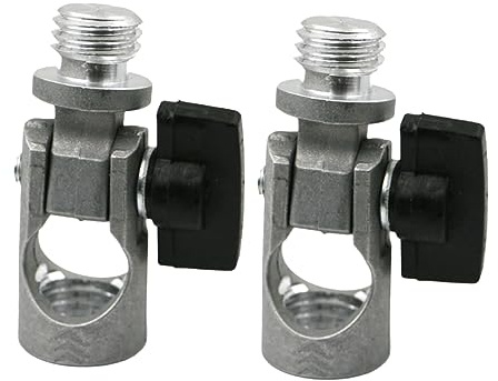 Angoily 2 Stück Aluminiumlegierung Dreibeinstativ mit Drehbarer Wasserwaage und Verstellbarer Stange Stabile Halterung für Nivelliergerät und Wasserwaage