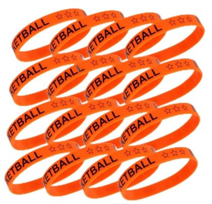 JOINPAYA 20stücke Basketball Silikonarmbänder Bunte Party-armbänder Mit Basketball-motiven Für Geburtstagsfeiern Karneval Und Themenpartys Unisex Bequem Und Auffällig