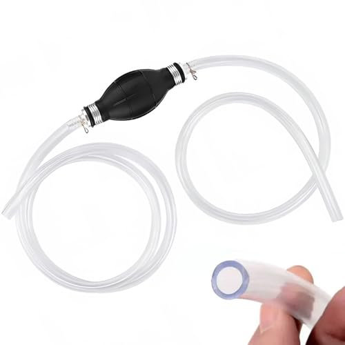 Binnan Pompe Manuelle, Pompe Manuelle Carburant, Pompe à Essence Manuelle, Pompe de Transfert Carburant Universelle Portable, pour Transfert Liquide, Carburant, Essence, Diesel