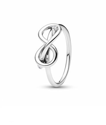 PANDORA Damenring Silber Unendlichkeitsknoten 193759C01