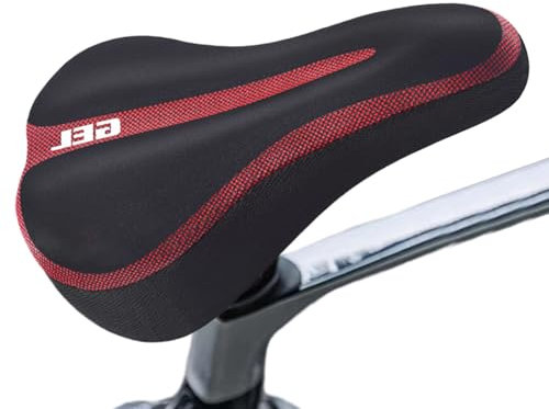 Fahrradsattelbezug, bequemer Fahrradsattelbezug aus gepolstertem Silikon, weich, verstellbar und wasserdicht, für Damen und Herren, universelles Design