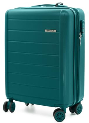 VOYAN Maleta de Cabina Expandible 55x40x20 SDR, Trolley de Viaje Ultraligero con Carcasa Rígida ABS, Ruedas Dobles Giratorias y Cerradura de Seguridad, Equipaje de Mano Resistente