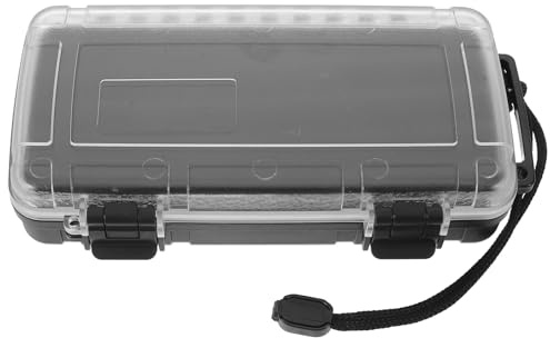 MOBUTOFU Custodia Portatile per Sigari con Umidificatore, con Spugna Interna, Plastica Resistente, Capacità 5 Sigari, per Uso Quotidiano e Avventure All'aperto
