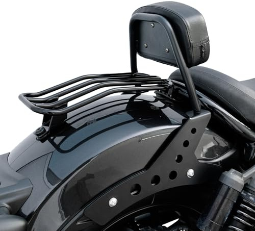 Motorrad Gepäckträger Hinten für Rebel 1100 CMX1100 CM1100 CMX cm 1100 2021 2022 2023 2024, Regalträger Hinterradgepäckträger Top Case Halterung Beifahrer Haltegriff