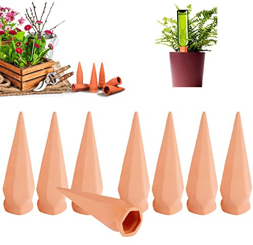 CHSEEO Set Irrigazione a Goccia Automatica, 8 Pezzi Kit Sistema Regolabile per Vasi, Piante, Fiori, Bonsai