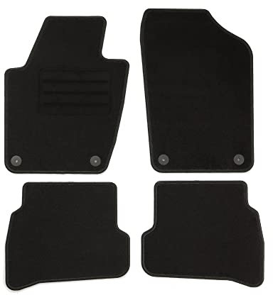 Ideal angepasst Velourmatten Automatten CARMATS passend für Volkswagen Polo V 6R 6C 2009-2017