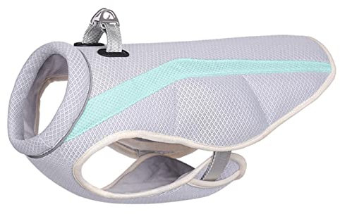 Hund Cooling Mantel | Haustier Cooling Mantel Jacke,Sonnenschutz ärmellose Hundemantel Weste für kleine Hunde, Wandern, Training, im Freien, Geschenk für Hundeliebhaber