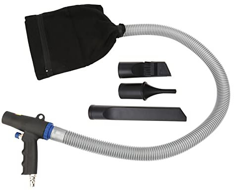 Air Duster Gun,Pneumatic Vacuum Cleaner Kit Air Blow Gun High Pressure Air Duster Compressor Blow Suction Gun Pistol Type Pneumatic Cleaning Tool