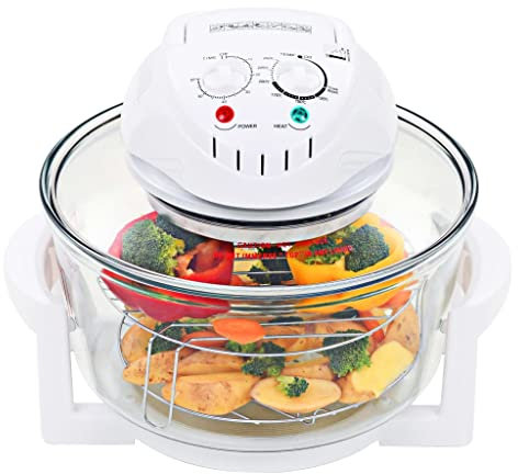 Genérico Horno de convección halógeno con Anillo de extensión 1400W 17 L Casa y jardín,Cocina y Comedor,Electrodomésticos de Cocina,Hornos 6,32kg