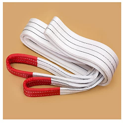 IUBGFTO Schlingenkranschlingenseil 3t 5t langlebige Hebeschlingen mehrlagig geflochtene Hebeseile Takelagegurte Nylonschlingen zum Heben von 1T, 2T, 3T, 5T Hebeschlingengurt (5t 9M)