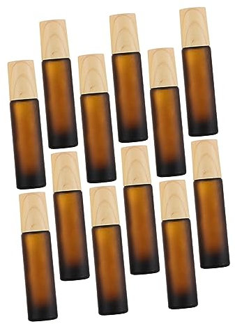 HAPINARY 12stücke Leere Roller Ball Flasche Für Ätherische Öle Mit Schraubgewinde Glasflaschen Für Parfümöle Nachfüllbar