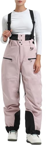 Skihose Herren Baggy Wasserdicht Mit Träger Snowboardhose Herren Latzhose Gefüttert Warm Schneehose Damen Winter Ski Atmungsaktiv Snowboardhose Mit Hosenträger Weit Ski Hosen Für Männer Dicke