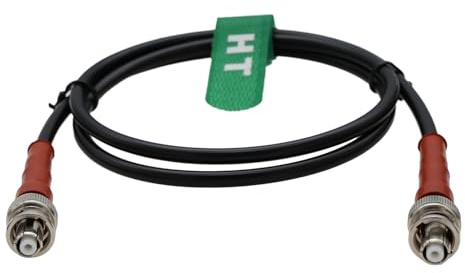 HangTon Cavo ad alta tensione 5 kV 5000 V SHV RP-BNC per pompa a ioni di prova, connettore coassiale, 5 m