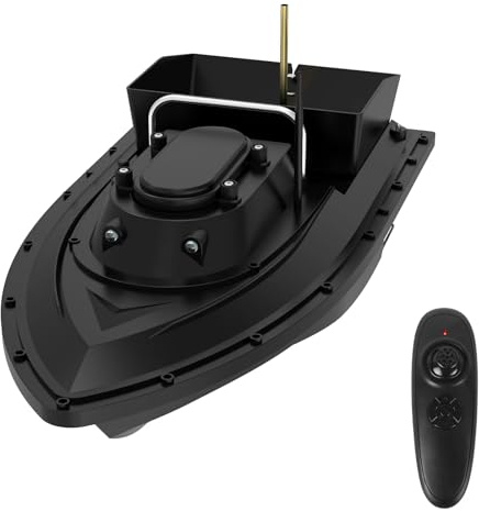 ACAGALA RC-Köderboot 500M | 18.000mAh Hochleistungs-Akku & 1,5kg Zuladung | Wasserdichtes Fernsteuerboot mit Netzausbringung für Fluss/See