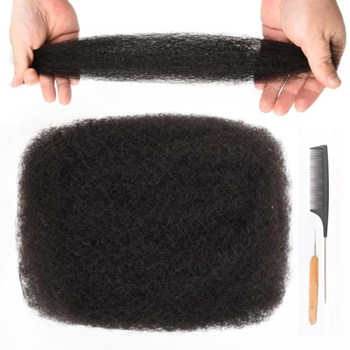 Originea Afro Kinky Bulk Human Hair for Locks Extensions Cheveux Naturel Humains 35cm 1 pack kinky-curly bulk twist meches pour tresses africaine Naturel Noir