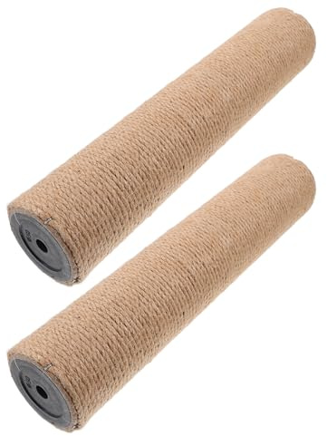 JOINPAYA 2 Piezas Rascador Gato Sisal Repuesto Vertical para Árbol Gato DIY Accesorios Recambio Espacios Pequeños