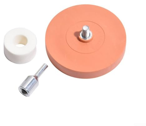 Streifenentfernungsrad zum Entfernen von Auto-Aufklebern und Aufklebern, weiches Gummi-Kleber-Radierwerkzeug mit Bohrer-Adapter, sicher auf Autolack, 88 x 15 mm