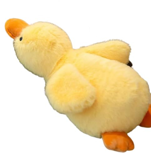 HOMEXYLYL Anatra Di Peluche, Adorabile Animale Di Peluche Morbido Anatroccolo Coccolone Regalo Di Compleanno Di Natale Decorazioni La Casa For Bambini Adulti Ragazze Ragazzi(Yellow,40cm/15.7in)