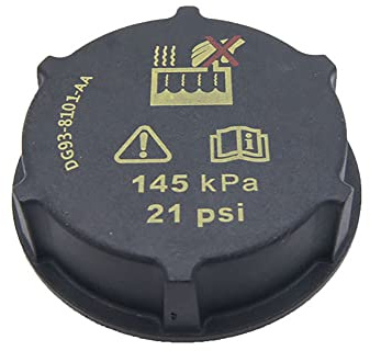 RAGBUSCLE DG93-8101-AA Kühlmittel-Tankdeckel, kompatibel mit Ford F150 2015-2022, F250 F350 F450 F550 F600 Super Duty 2020-2022, Fiesta Edge Escape Explorer Focus Fusion Ranger, Lincoln MKC