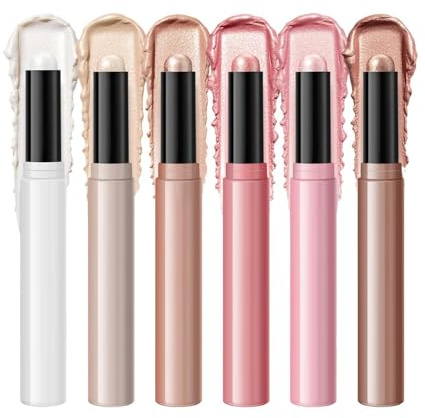 de Maquillaje en Barra Resaltador 6 Piezas Contorno Facial en Barra | Stick Contorno y Luz Para Regalo a Mujer, Amiga, Hermana, Hija, Cita, Boda, Viajes