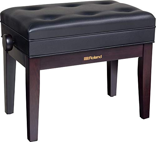 Roland Klavierbank in Palisander-Ausführung mit gepolstertem Vinyl-Sitz – RPB-400RW