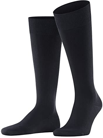FALKE Herren Kniestrümpfe Ultra Energizing M Kh Baumwolle mit Kompression 1 Paar, Blau Dark Navy 6370 - Wadenumfang W3, 43-44 W3