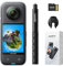Insta360 X3 Auf Geht's-Bundle - wasserdichte 360°-Actionkamera mit 1/2-Sensor, 5,7K 360°, 72MP 360°-Fotos, Stabilisierung, 2,29-Touchscreen, Vibrationsfeedback, KI-Bearbeitung, Live-Streaming
