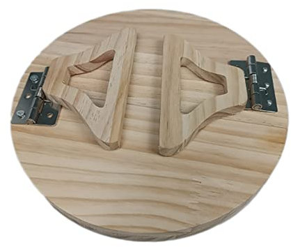 Jolsaawie Sofa-Armlehnentisch, natürliches Holz, Armlehne, auf Tablett, Tisch, Sofa, Couch, Armlehne, Organizer, rund