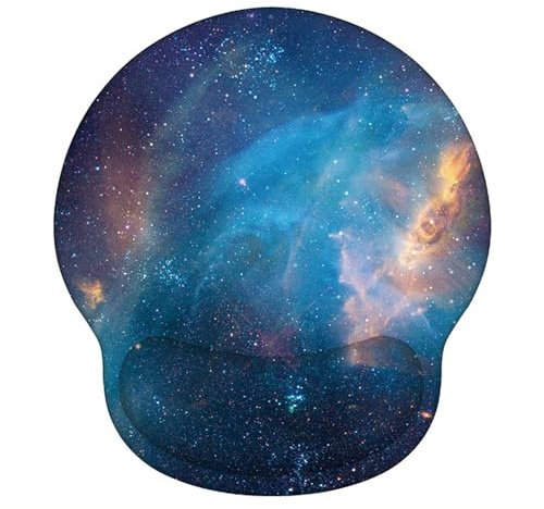SHESHY Mouse Mat, Mouse Pads with Wrist Support, Non-slip Rubber Base,Milk Silk Fabric with comfortable, Ergonomic, Novel patterns Beautiful and Fashionable