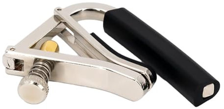 BIGULA Verstellbarer Gitarren Kapodaster aus Metall A007V Gitarren Kapodaster für Akustik und E Gitarren langlebige Gitarren Kapodaster einfach zu bedienen