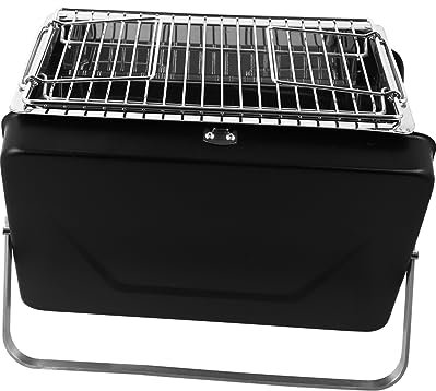 HANABASS Faltbarer Bbq-grill Im Aktenkoffer-stil Tragbarer Outdoor-grill Für Picknick Und Camping Handlich Und Praktisch