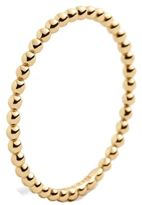 Whoiy Bandring Gelbgold Damen mit Ohne Steine, Hochzeitsringe Eheringe Zart Echt Gold 585 Frauen Trauringe Gr. 60 (19.1)