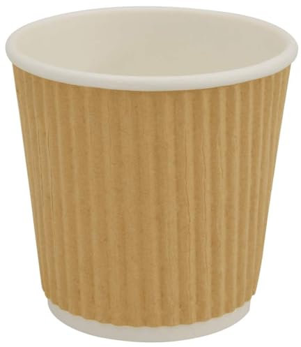 vidaXL Tasses à café en papier 1000 pcs 4oz 100ml marron, gobelet en papier, gobelet à café jetable, gobelet en papier jetable, gobelet jetable