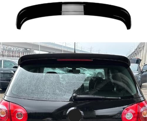 LMYFCL66 Heckspoiler Für VW Golf 5 MK5 GTI R32 2003-2008, Hinten Stamm Spoiler Flügel Deckel Hinten Schwanz Lip Spoiler Auto Zubehör,Black
