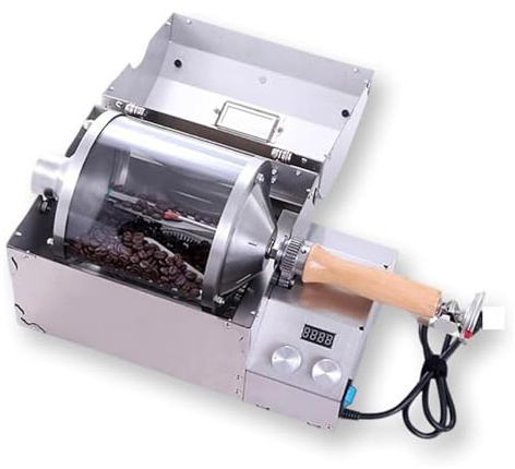BOOZXCV Coffee Roaster Machine, 400g Household Coffee Roasters Machine, Electric Coffee Beans Roaster 100-300℃ Non-stick for Shop Home Use